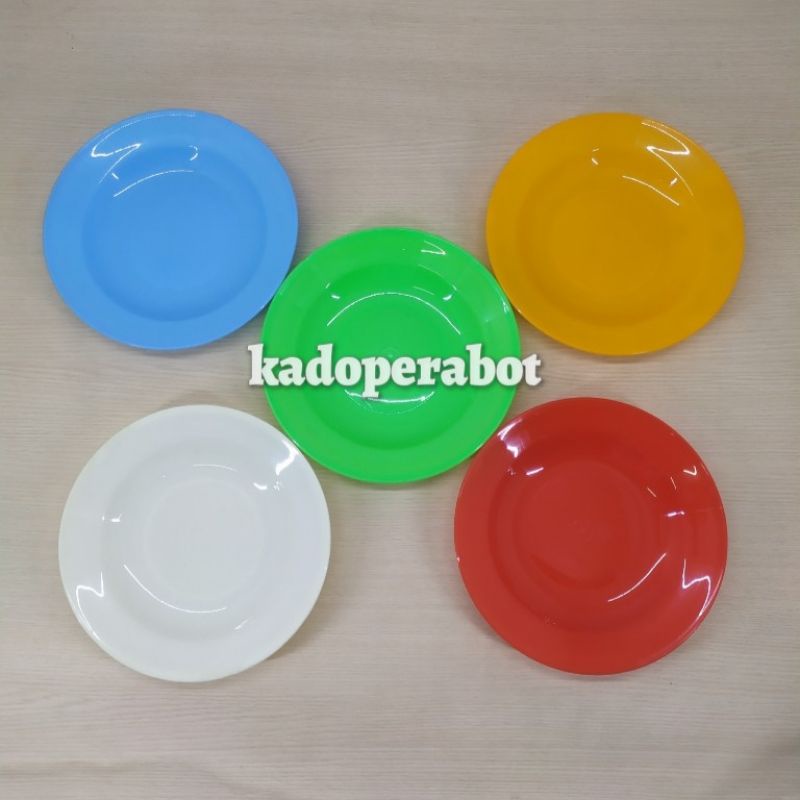 piring golden hen sp-08 warna - piring plastik murah - piring makan