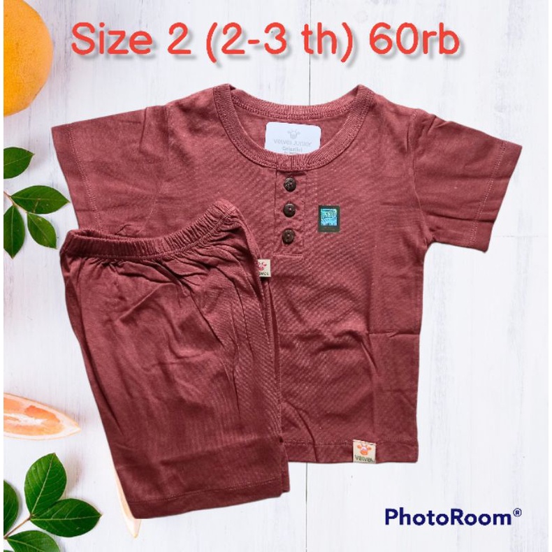 setelan pendek celestial velvet junior