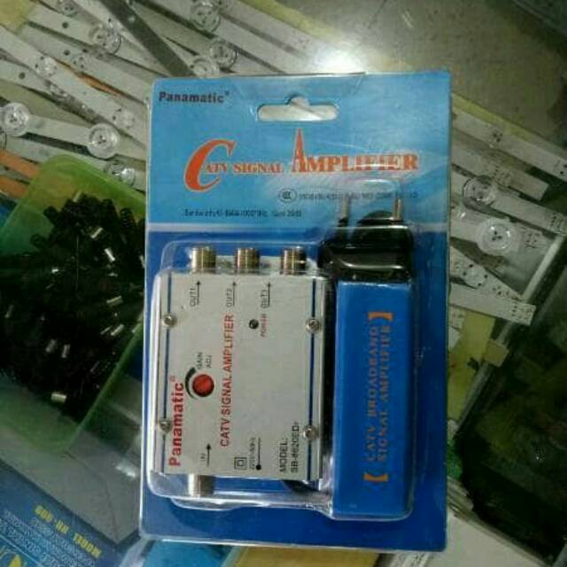 Spliter Splitter Boster Booster Antena Tv 3 way/penguat sinyal antena tv