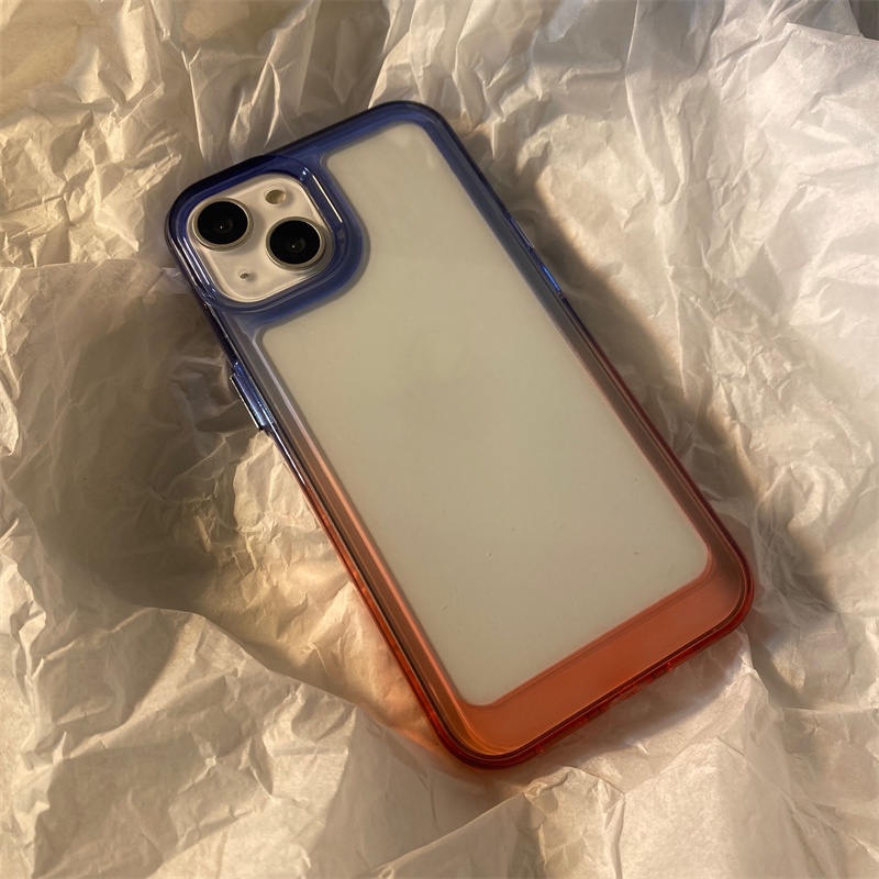 BARU! Kualitas Tinggi Gradien Bening TPU Akrilik untuk Case iPhone 11 Pro Max 12 Pro Max 13 Pro Max 14 Pro Max Case