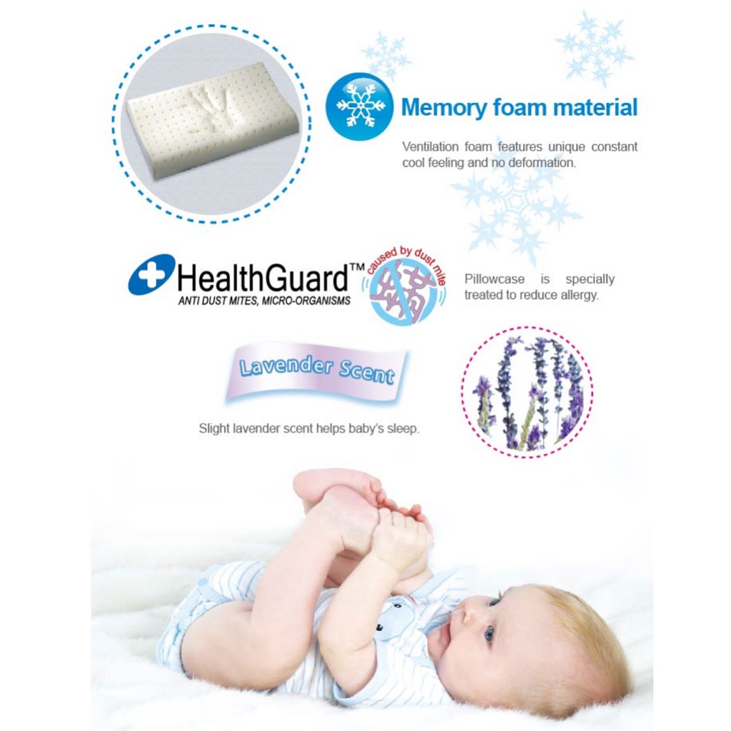 Ku.Ku Duckbill Memory Foam Pillow For Baby KU2033