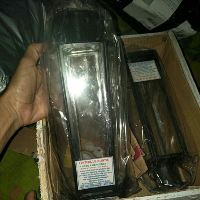 Lentera Lilin Pawn Black