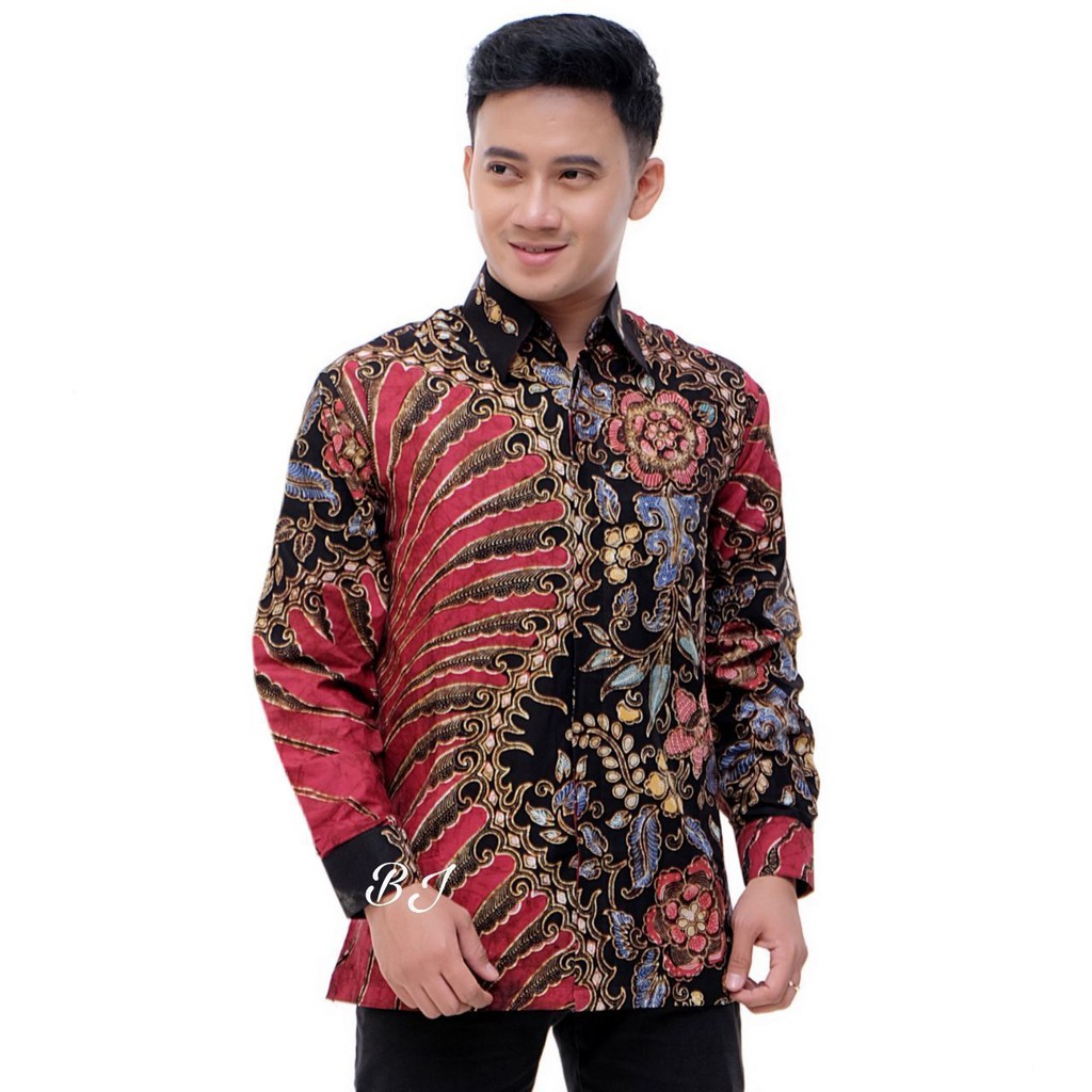 Baju Kemeja Hem Batik Tulis Lapis Furing BJ