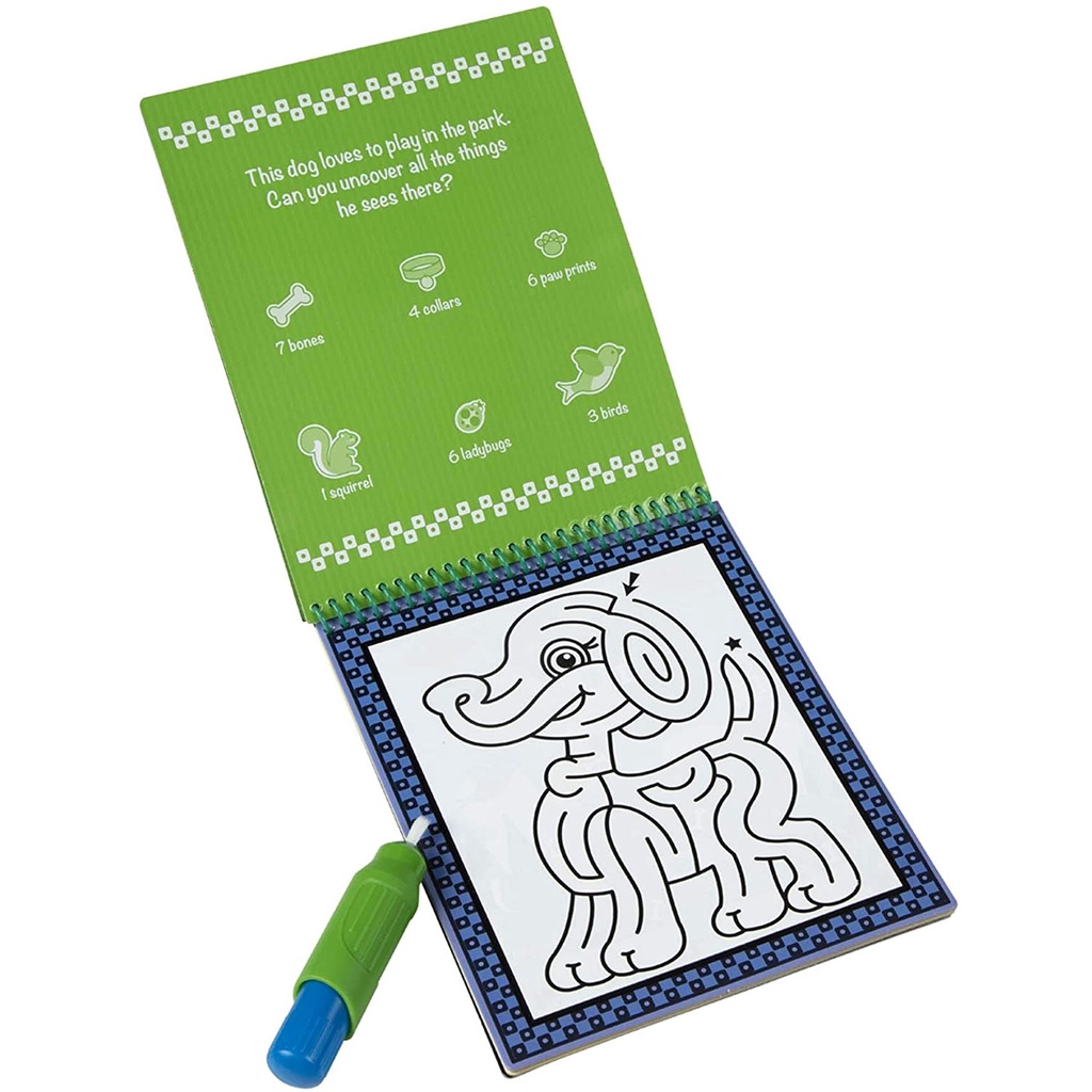 

RB Melissa and Doug Water Wow Pet Maze Buku Mewarnai Ajaib untuk anak PAUD dan TK