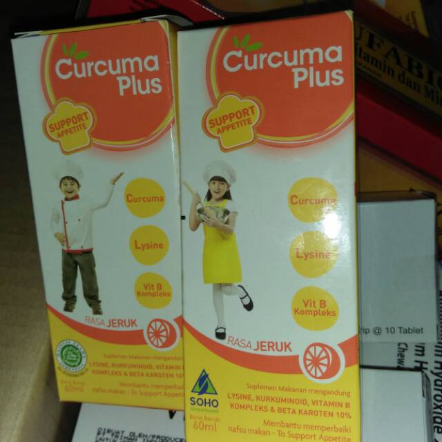 

CURCUMA PLUS suppory appetite rasa jeruk 60ml