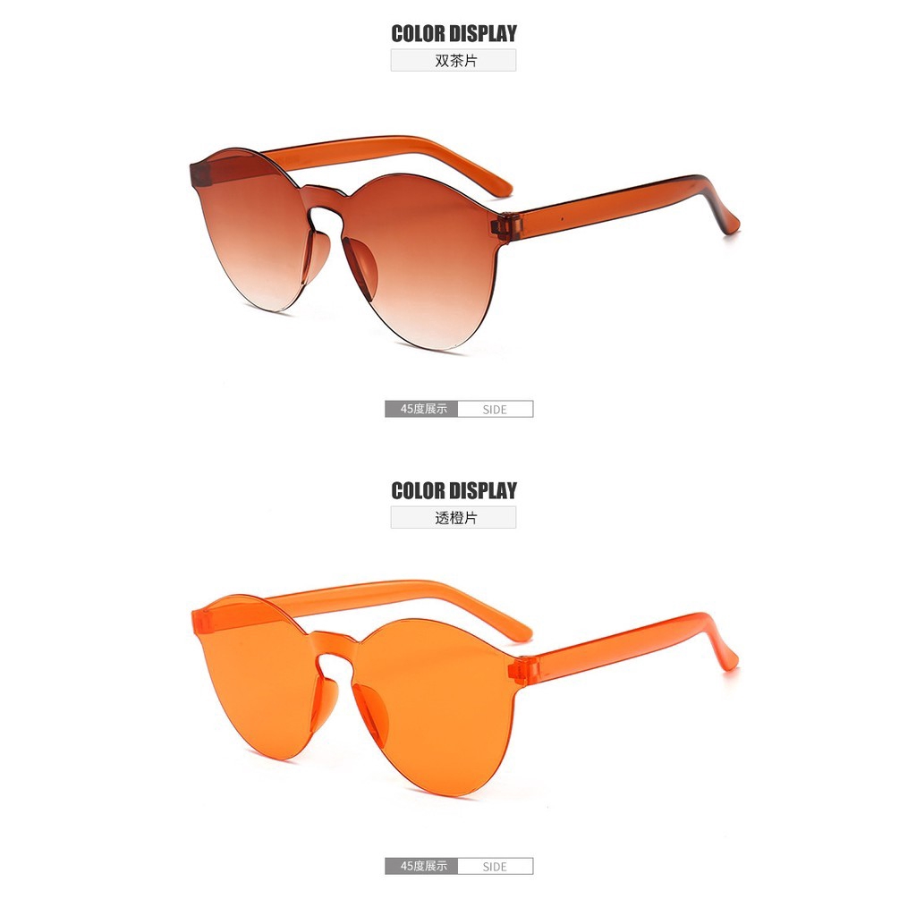 Kacamata Model Mata Kucing Warna Permen Untuk Wanita