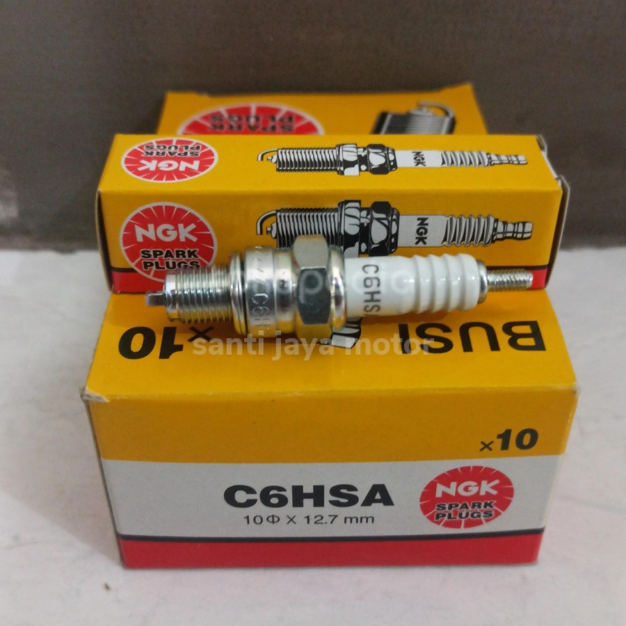 BUSI SPARK PLUG NGK C6HSA MOTOR YAMAHA BEBEK MATIC