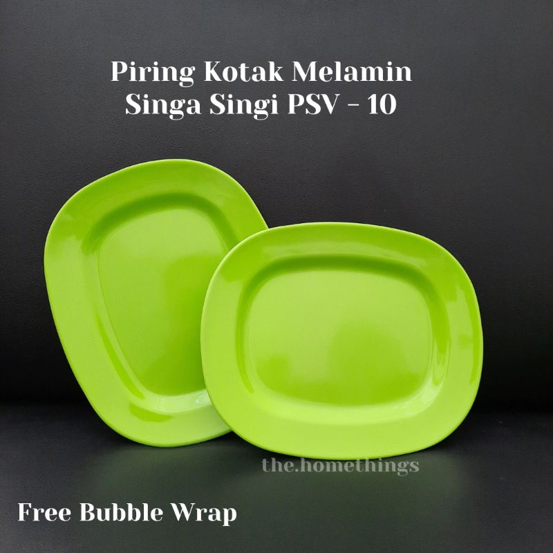 Piring Makan Melamin Melamine Oval Segi P-8301S / PSV-10 P8301S / PSV10 Singa singi