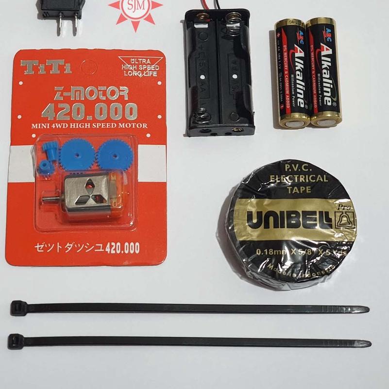 Paket Rangkaian Listrik Bel Dynamo / Dinamo Praktek Prakarya Sekolah