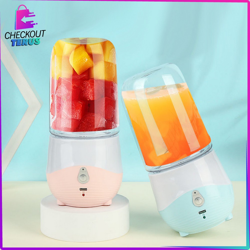 CT C487 Juicer Mini Electric Belender Botol Minum Juicer Cup USB Rechargeable Blender Jus Portable