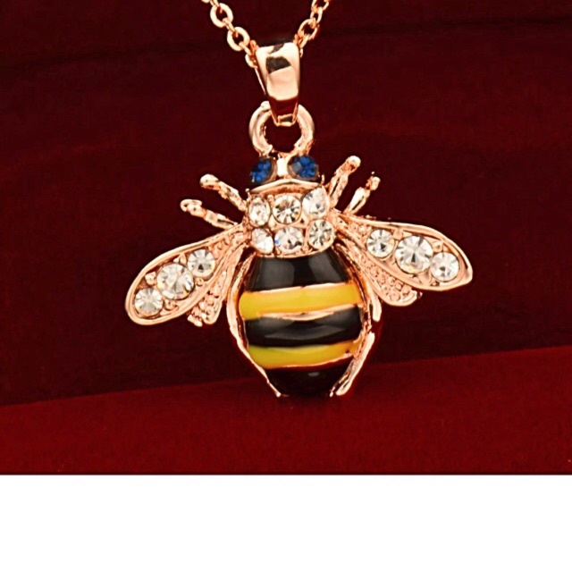 Kalung lebah gold filled 18k