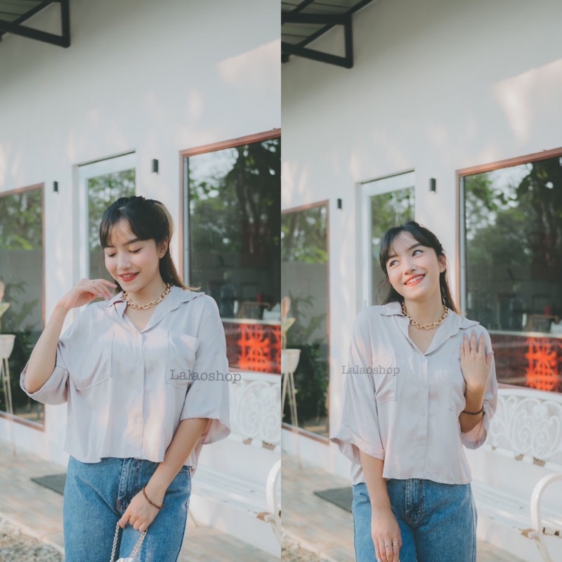 Avena Pocket Crop Shirt