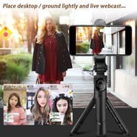 TBI Tripod Stick Tongsis Selfie Bluetooth Remote Monopod Holder Berdiri