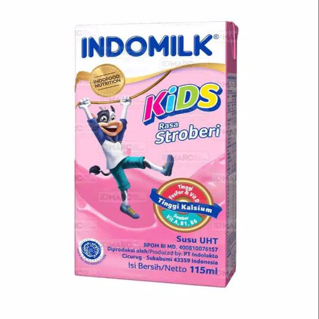 

Indomilk Kids Rasa Stroberi 115ml