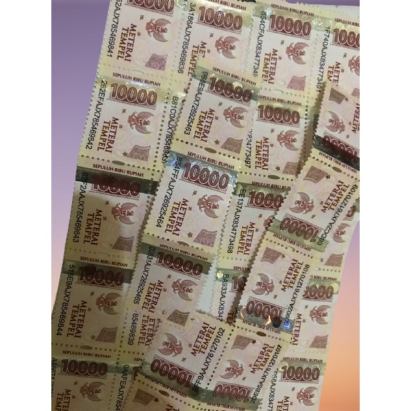 

MATERAI 10000