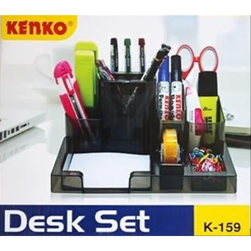 

Desk Set/Desk Organizer/Tempat Alat Tulis Kenko K-159