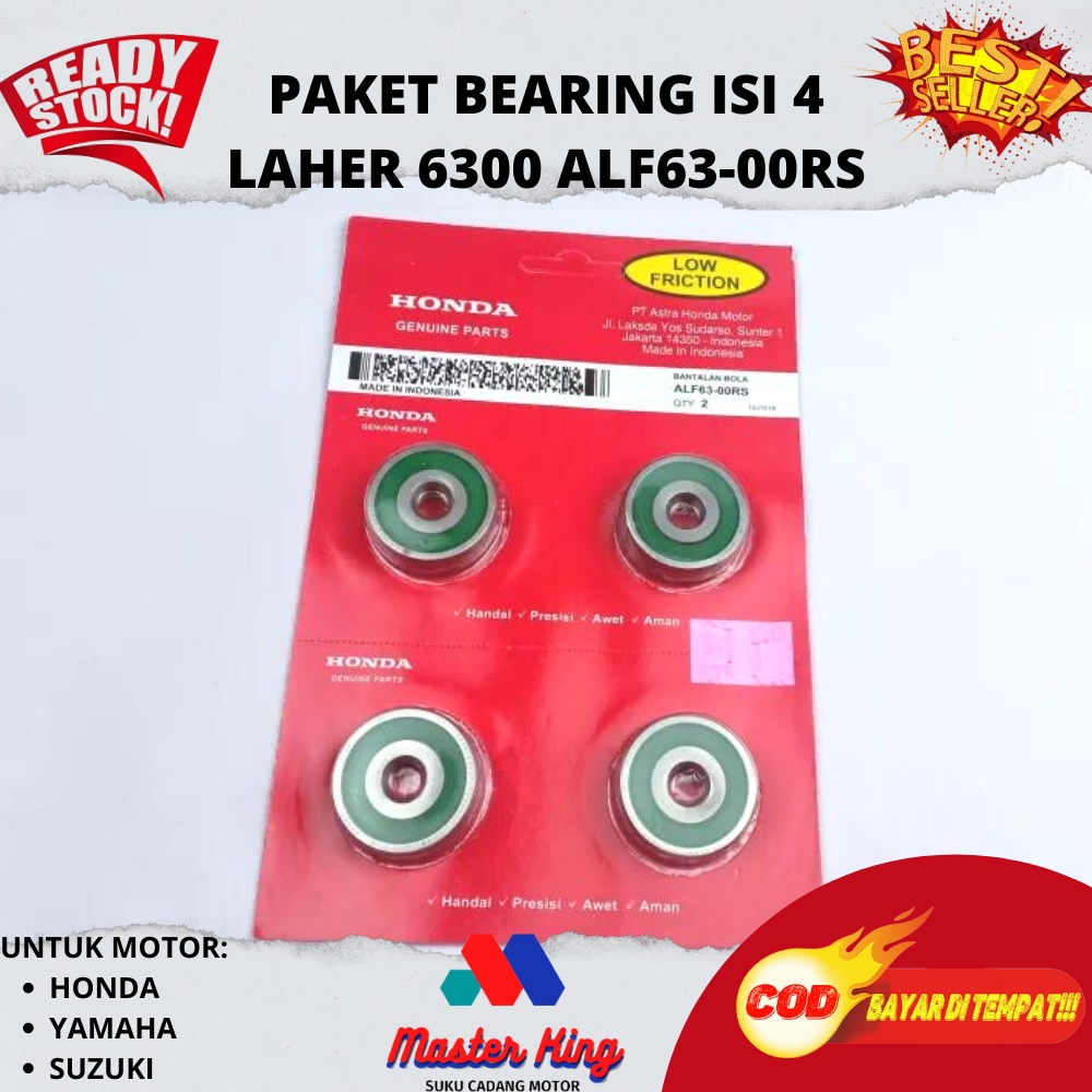 Laher Roda 6300 | ISI 4 PCS Laher Roda Jupiter Z | Laher Roda Depan Mio | Laher Roda | Laher 6300 | 