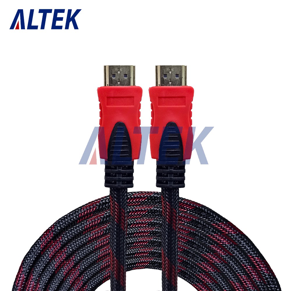 KABEL HDMI SERAT JARING HDMI TO HDMI KE HDMI 1080P V1.4 3D HQ UNTUK LAPTOP KE TV TABUNG 3 METER BARU