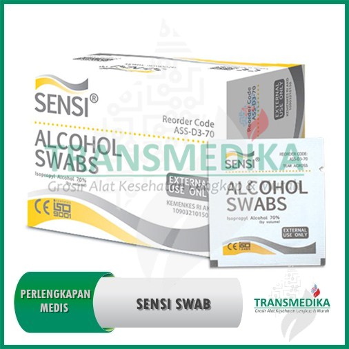 Sensi Alkohol Swabs SWAB Tisu Alkohol alcohol Shopee 