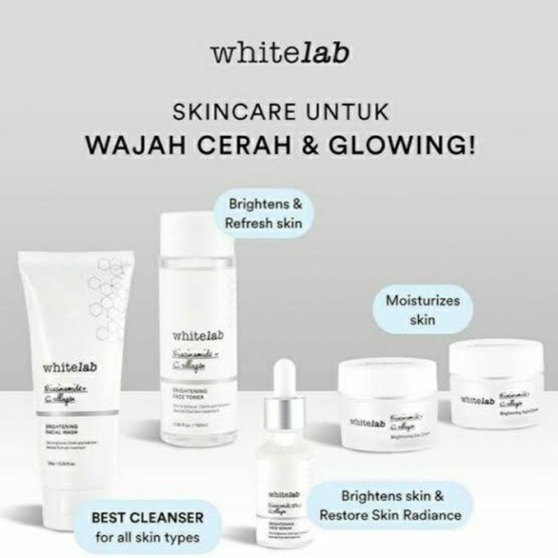 Whitelab Paket Skincare Brightening & Acne