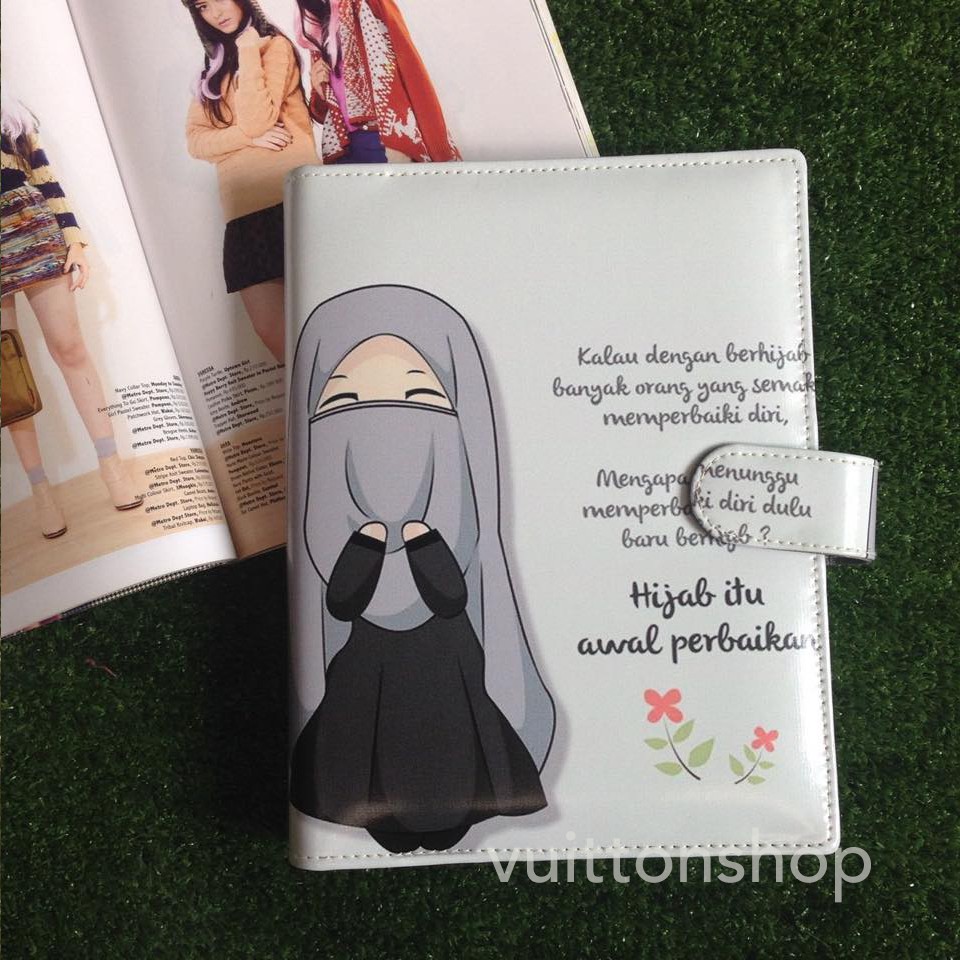 Baru Binder Custom Hijab Muslimah Diskon Shopee Indonesia
