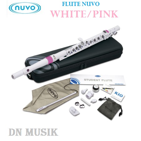 FLUTE NUVO ORIGINAL PRODUK IMPORT ( WHITE PINK )