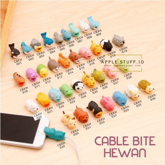 CABLE BITE / CABLE PROTECTOR ANIMAL (CBXH-001 - CBXH-020)