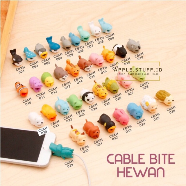 CABLE BITE / CABLE PROTECTOR ANIMAL (CBXH-021 - CBXH-036)