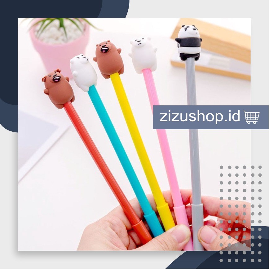 

Pulpen Karakter We Bare Bear Pena Lucu We Bare Bear Pena Lucu Beruang Perlengkapan Sekolah Murah -01
