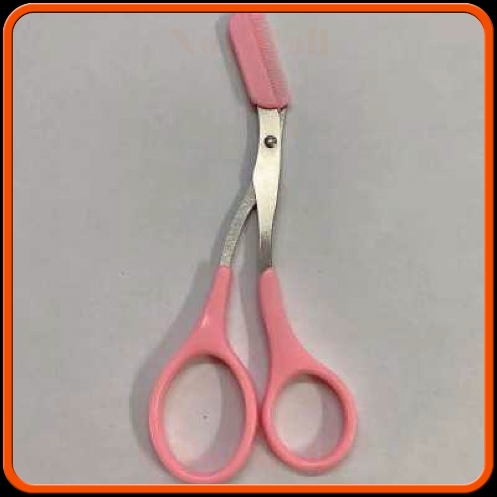 Gunting Cukur Alis Mata Eyebrow Trimmer Scissor Comb - XIU1