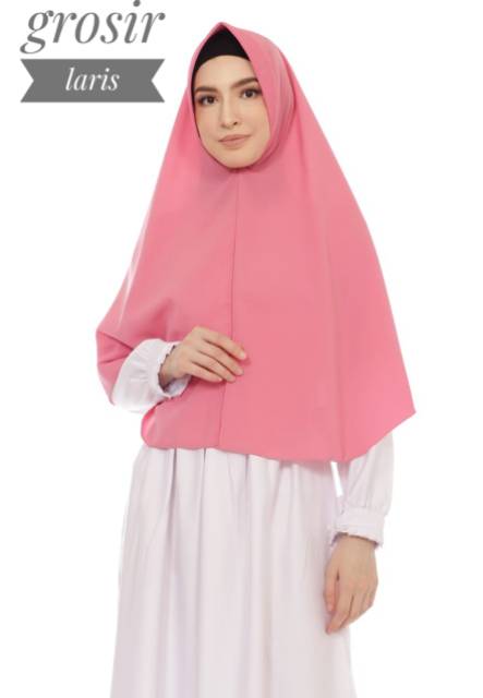 (xl)                      Khimar Pet JUMBO XL - Jilbab Kerudung Simple Penguin Syari Instan