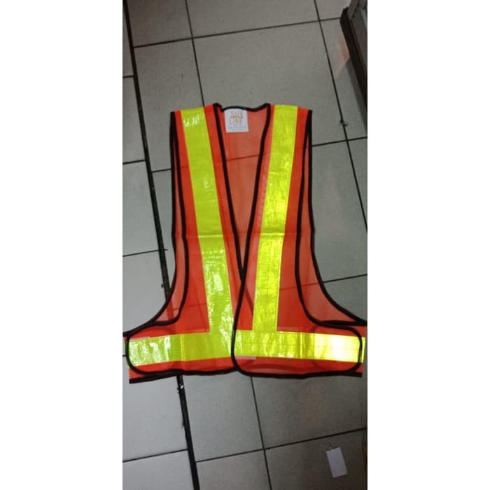 Rompi Jaring V Guard Orange Safety Vest Jala Proyek Pengaman / Jual  Rompi Proyek / Rompi Proyek / J