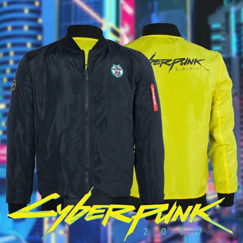 JACKET CYBERPUNK 2077 BOMBER ARMY