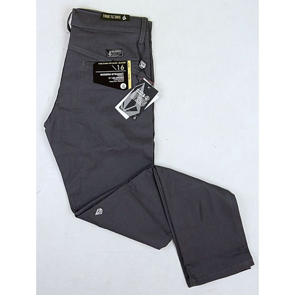 (COD)CELANA CHINO PREMIUM Panjang pria Slimfit Santai Casual Formal Hitam Abu Cream Mocca Size 28-38