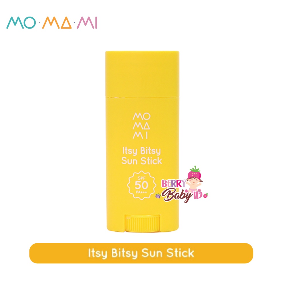 Momami Itsy Bitsy Sun Stick SPF 50 Sunscreen Stik Bayi Anak Sunblock Berry Mart