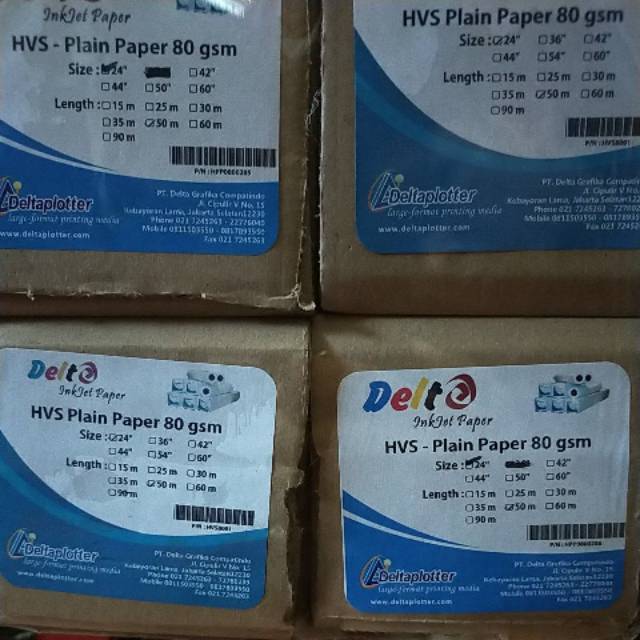 

Kertas Roll HVS 80gram A0 36-in 90cm x50m