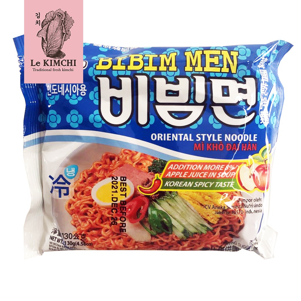 

Paldo - Bibimen - Korean Cold Noodle - Mie dingin rasa apel - Mie Korea dingin
