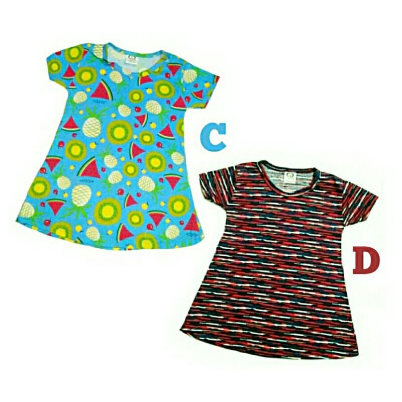 Baju daster lengan anak bayi perempuan sampai usia 1 tahun fashion anak murah kekinian baju santai-3