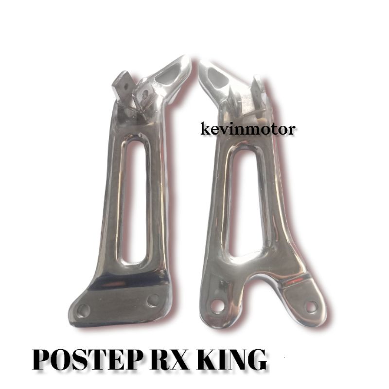 POSTEP FOOTSTEP BOSTEP PIJAKAN KAKI BELAKANG YAMAHA RX KING POLES DAN HITAM-POLES