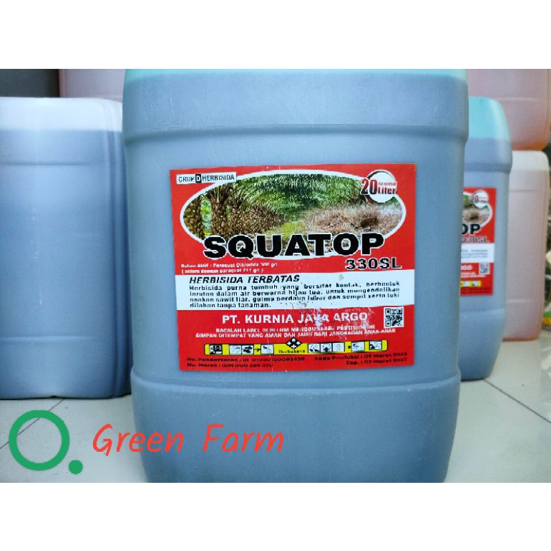 Herbisida Squatop 330 SL 20Liter Paraquat 300sl Obat Rumput SQUATOP