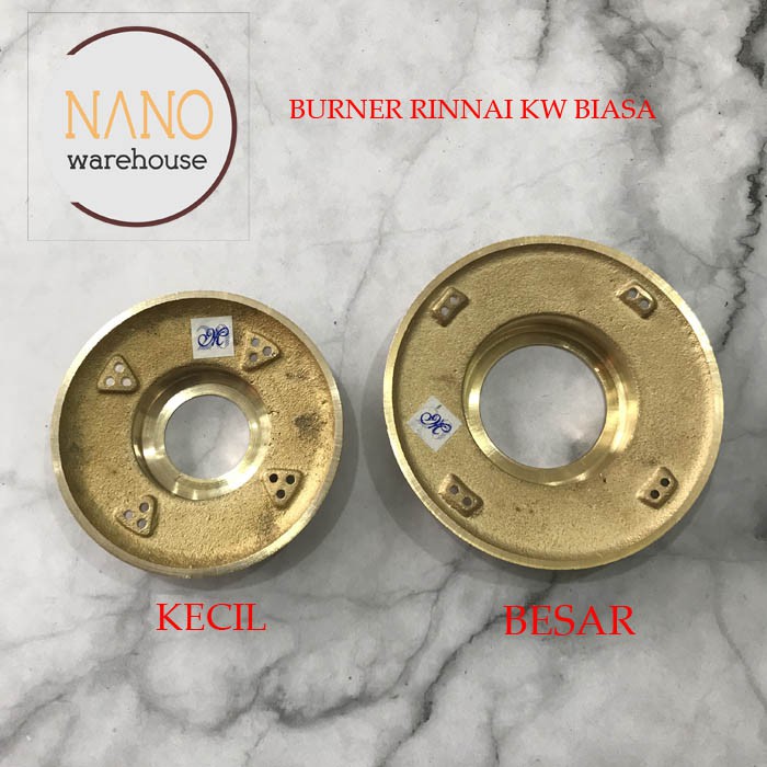 Burner Kompor Rinnai KW Kecil Besar RI-522E, 522C, 522CE, 602E