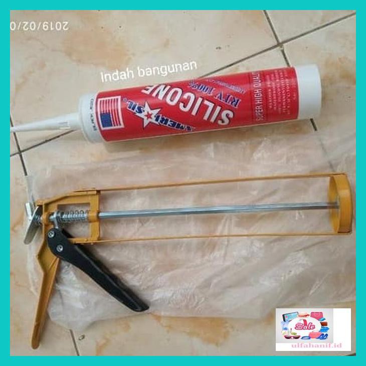 

Rew5Ey- Lem Silicone Silikon + Tembakan 1 Set / Lem Silikon Kaca Siap Pakai Ft54Yt5-