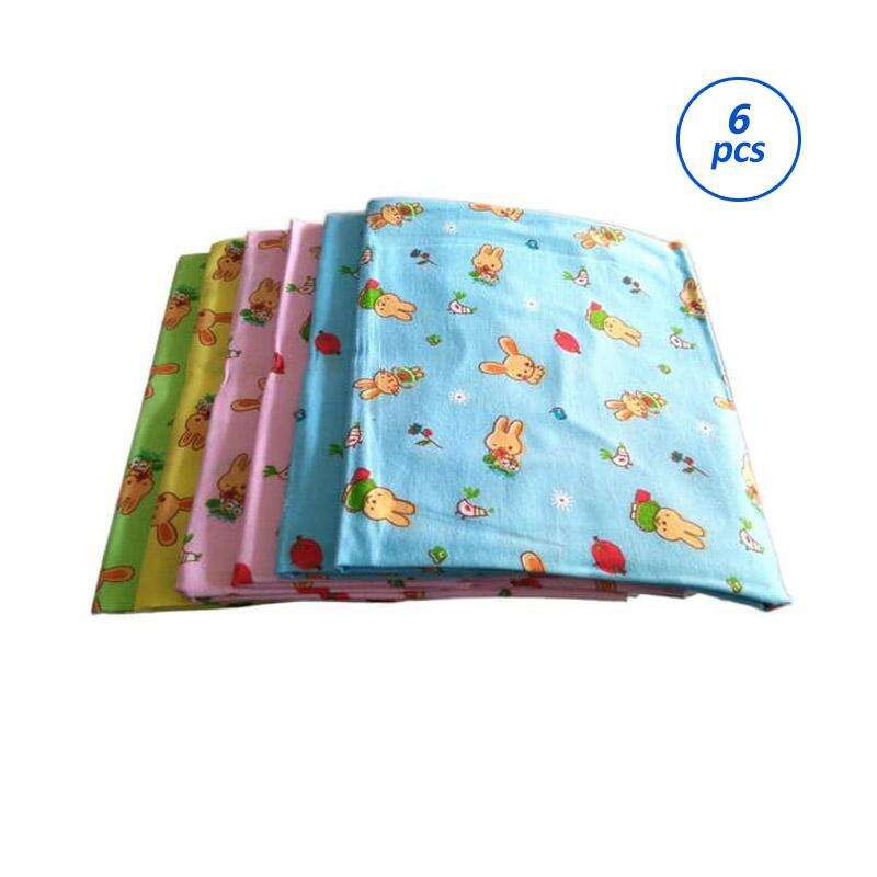 Kain Bedong Bayi Baby Star Isi 6pcs - Paket Bedong Bayi Isi 6