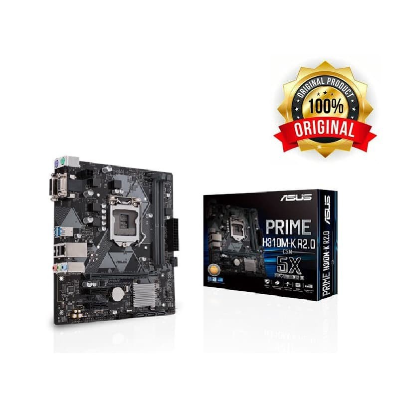 Mainboard Asus Prime H310M-K LGA1151 - Asus H310MK LGA 1151 - Asus H310M K LGA 1151 Intel Gen8