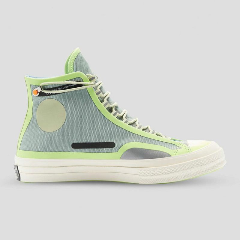 converse chuck 70s high fuse tape green