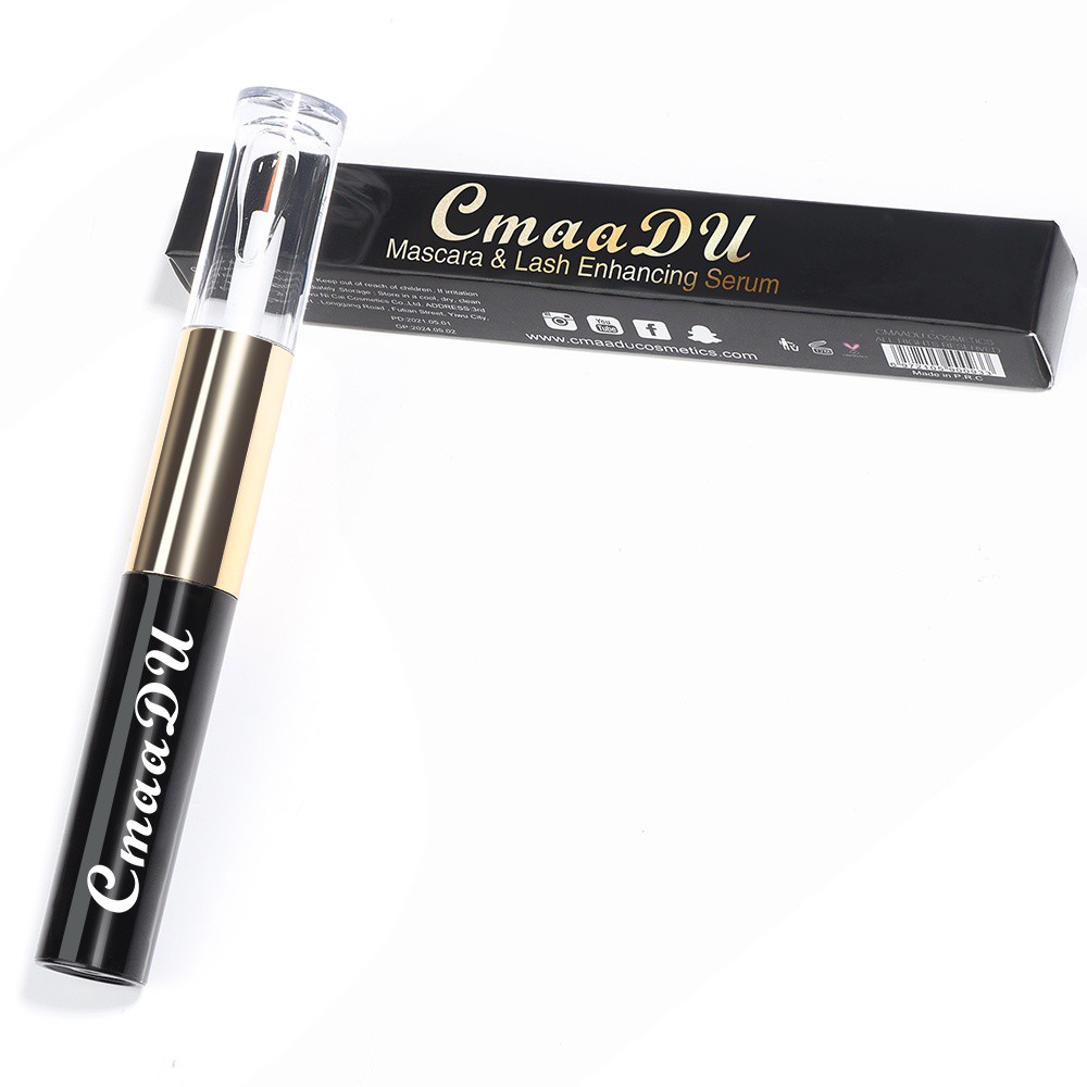 ORI CMAADU 2IN1 Maskara &amp; EyeLash enhancing Serum Maskara Waterproof