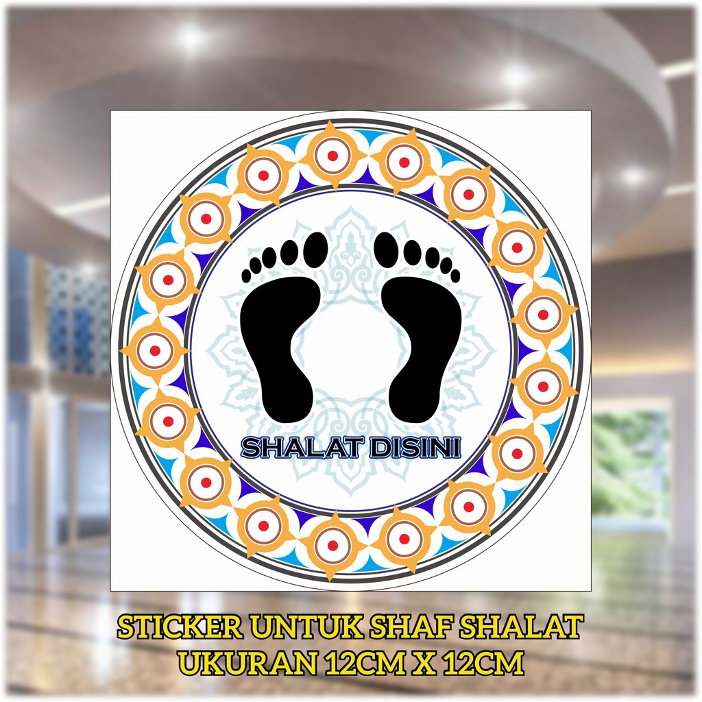 

Sticker Pembatas Shaf Shalat Lantai Masjid