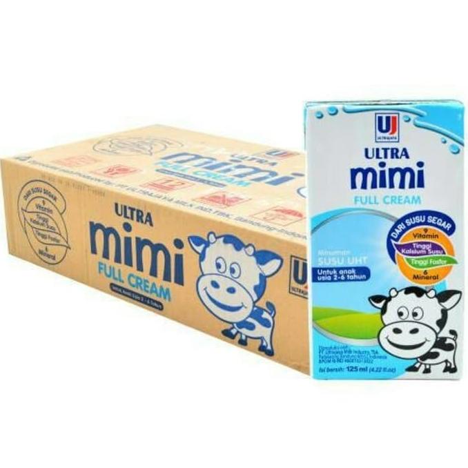 

BAYAR DITEMPAT Susu UHT Ultra mimi kids 125 ml | rasa full cream | Isi 40 pcs