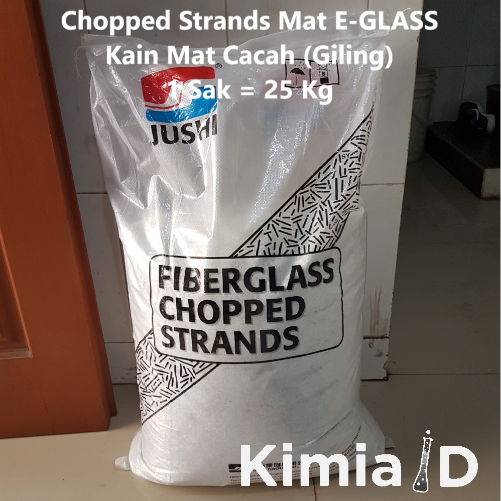 Chopped Strand Mat 1Kg - Epoxy Resin - Resin Fiberglass - Kain Mat Cacah - Waterproofing - Lem