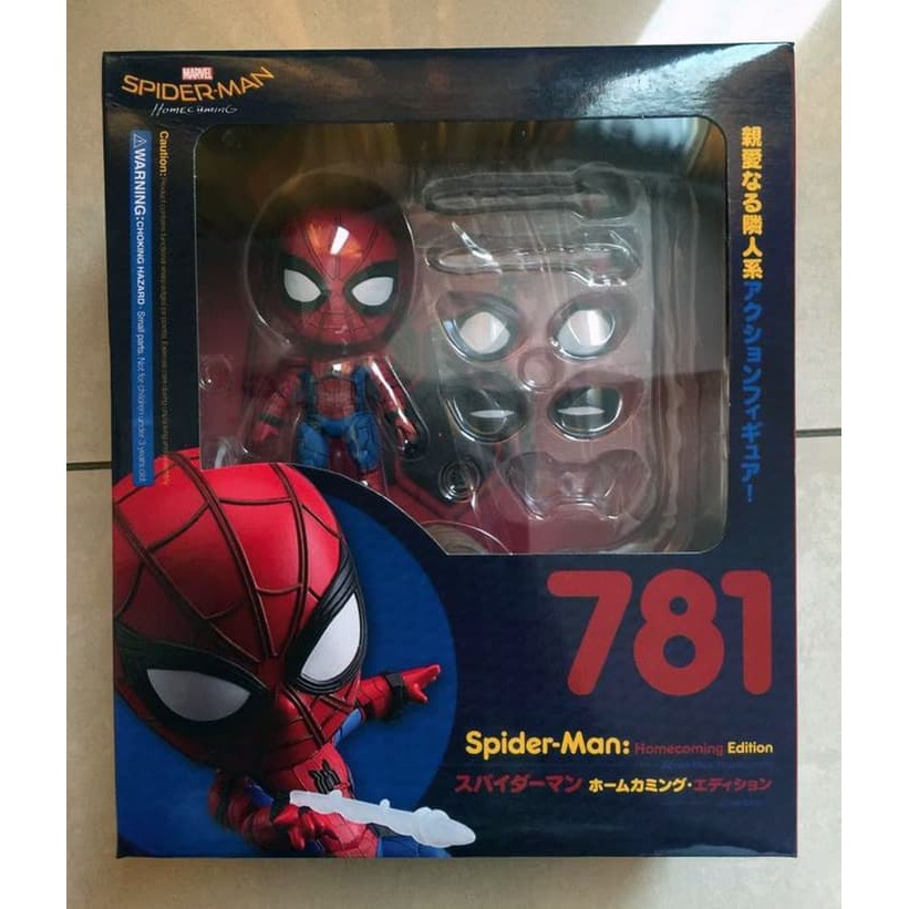 Jual Nendoroid Spiderman Peter Parker - Spider-Man Homecoming Edition Murah